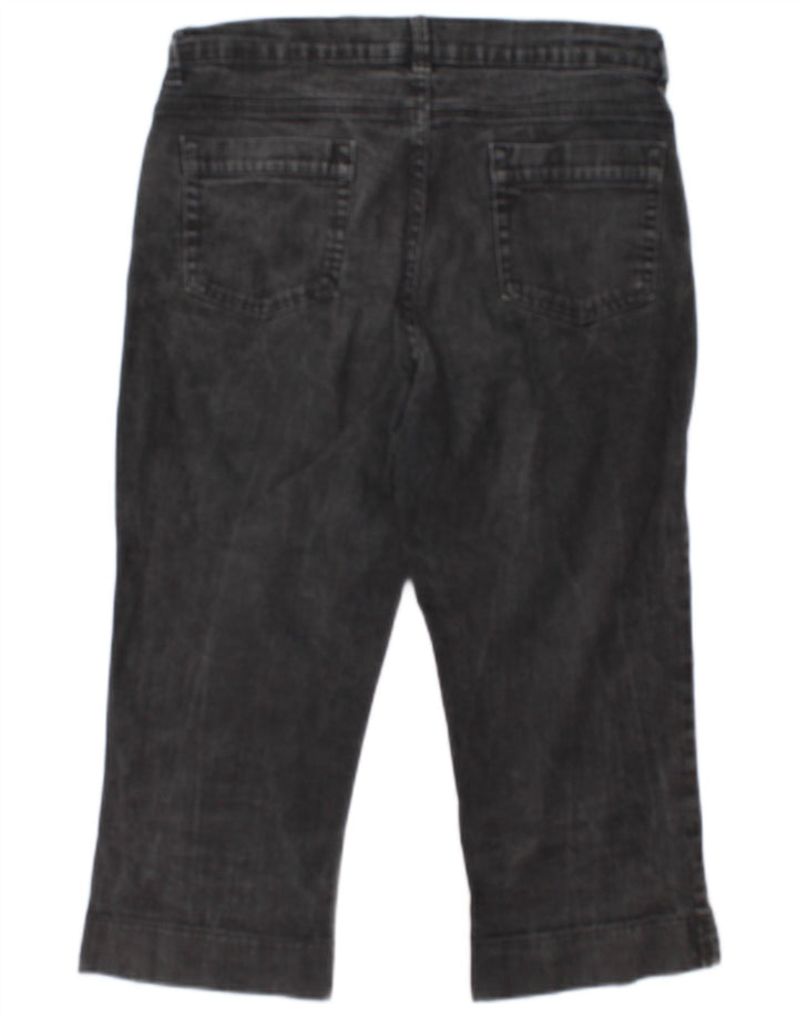 Женские джинсы-капри Marks & Spencer UK 12 Medium W30 L19 Серые хлопковые
