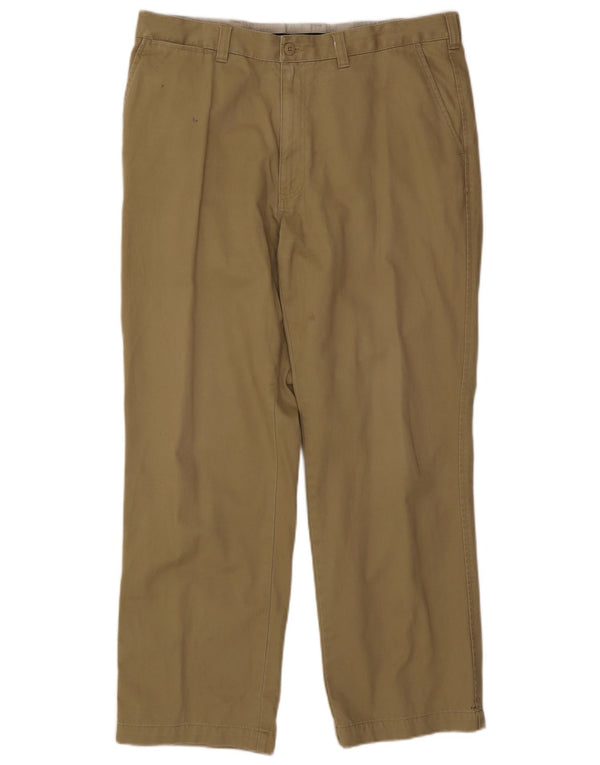 Мужские прямые брюки чинос Marks & Spencer Blue Harbour W38 L31 бежевые
