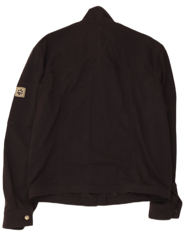 Мужская дождевик JACK WOLFSKIN UK 36/38 Средний Черный Полиамид