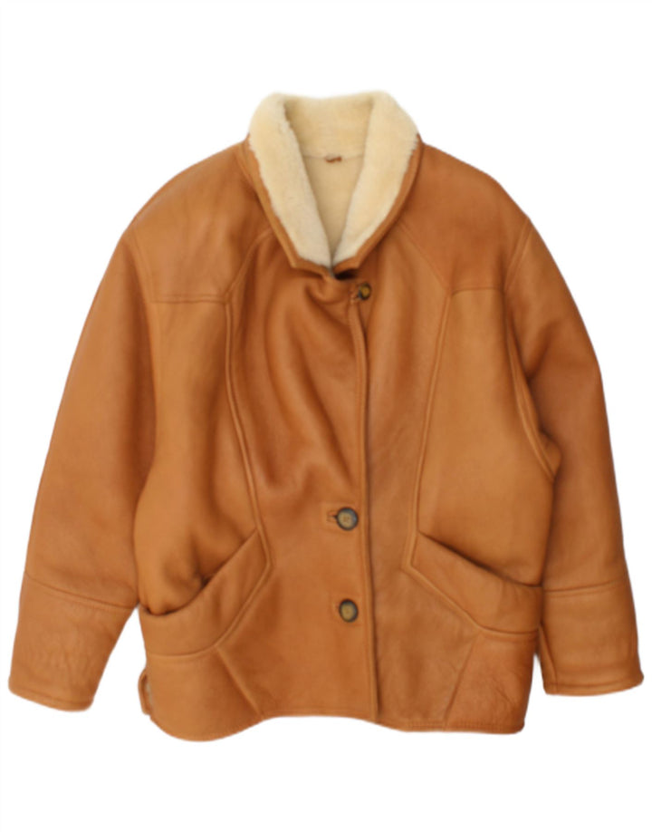 Женская короткая дубленка Suprema IT 44 Medium Beige Shearling