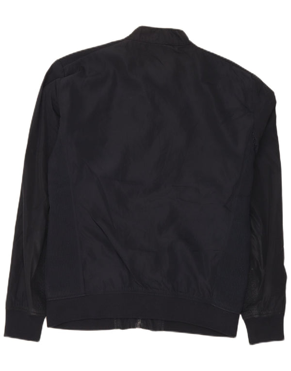 Мужская куртка-бомбер Zara UK 42 XL, темно-синий полиэстер