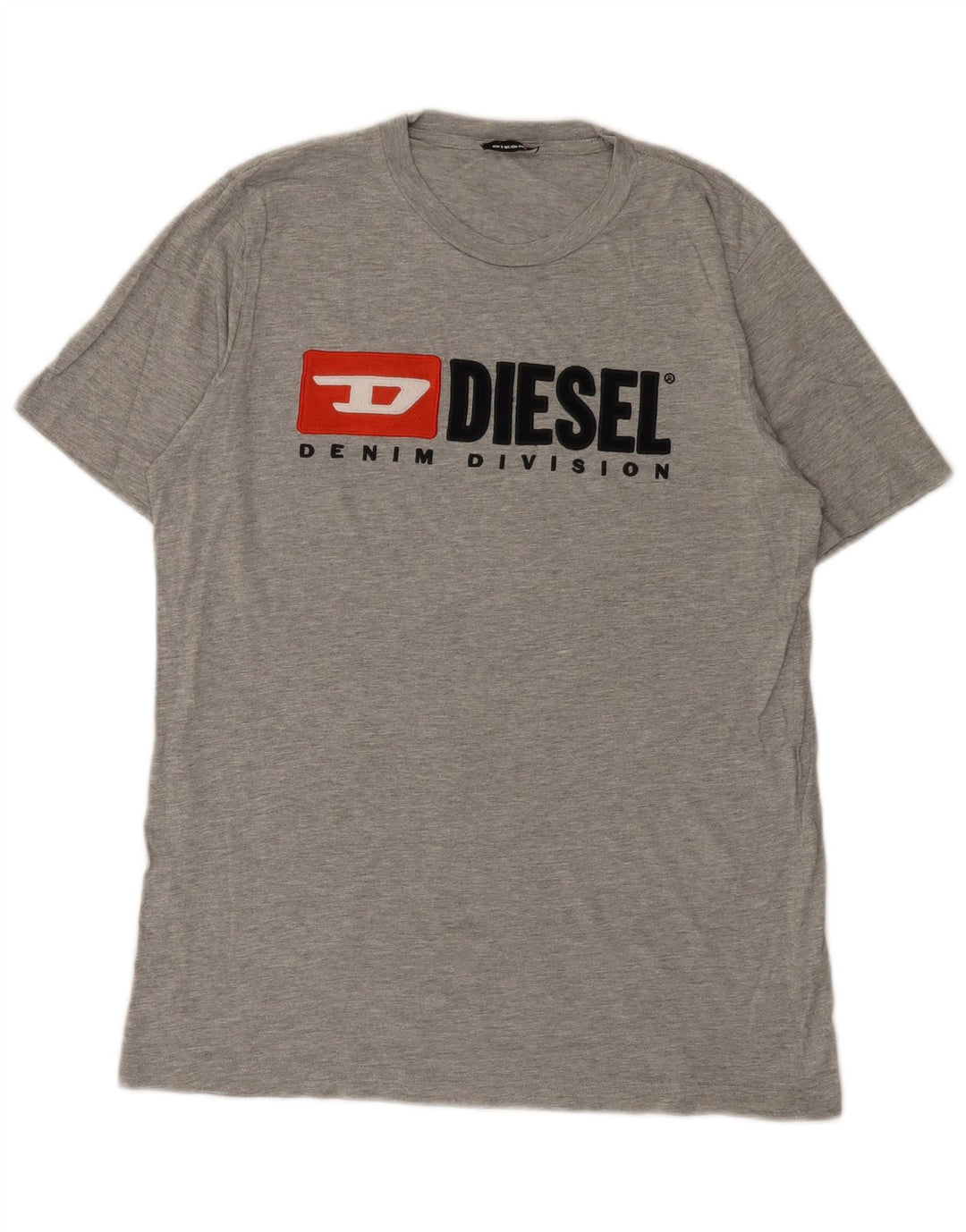 Мужская футболка с рисунком Diesel Top XS, серый хлопок с крапинками
