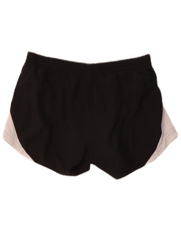 Женские спортивные шорты Nike UK 10, маленькие черные с цветными блоками