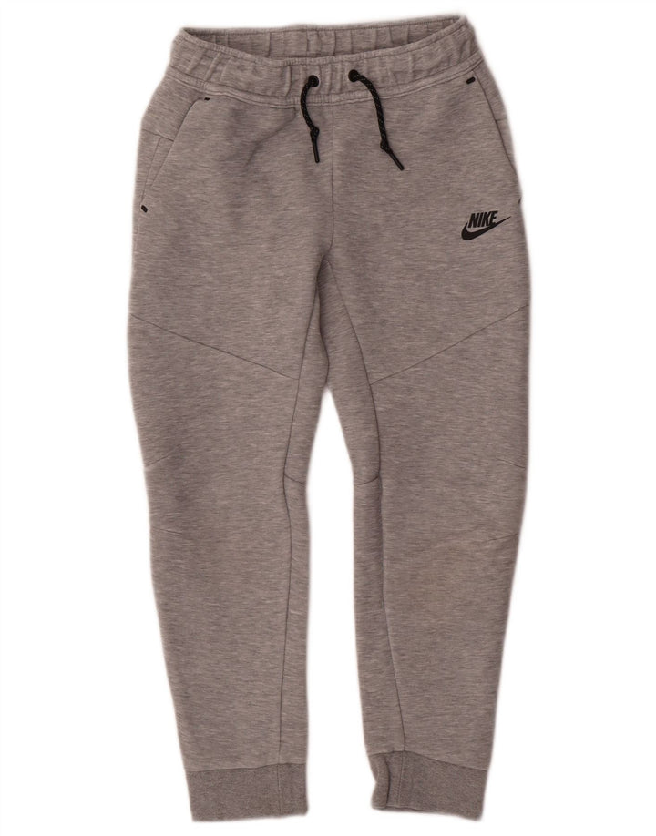 Спортивные брюки Nike для мальчиков, джоггеры, 10–11 лет, средний серый, хлопок