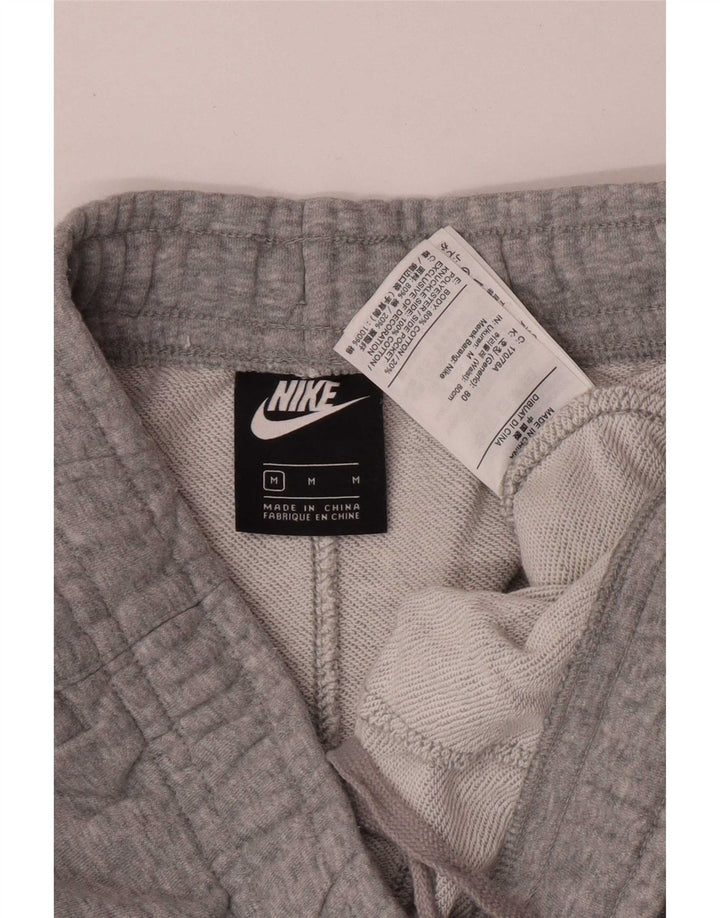 Мужские спортивные шорты Nike среднего серого цвета, хлопок