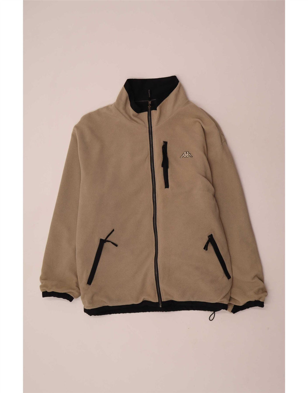 Мужская двусторонняя куртка Kappa UK 42 XL, черный полиэстер