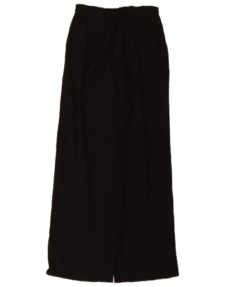 Женские широкие брюки с завышенной талией ZARA UK 4 XS W24 L11, черные