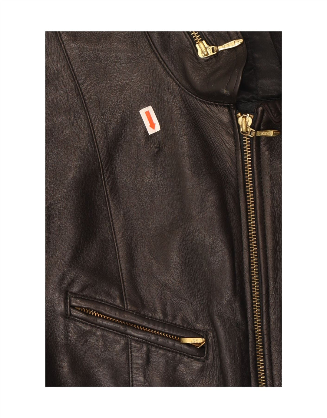 OTTO KERN Womens Leather Gilet UK 10 Small Black Vintage Otto Kern and Second-Hand Otto Kern from Messina Hembry 
