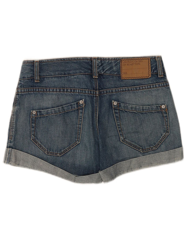 BENETTON Женские джинсовые шорты W30 Medium Blue