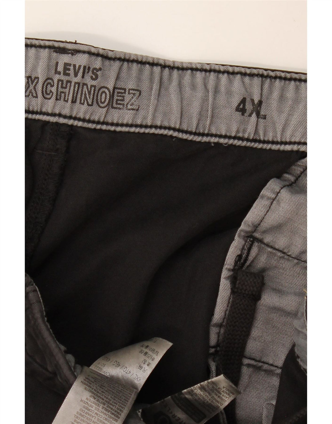 Мужские прямые брюки чинос LEVI'S 4XL W52 L29 Черные