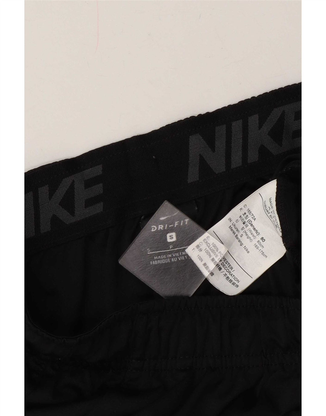 Мужские спортивные шорты Nike Dri Fit, маленькие черные, полиэстер