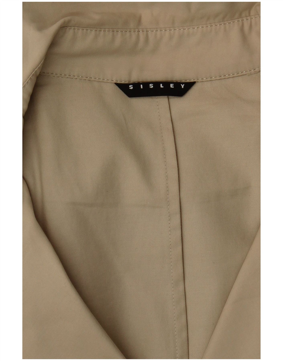 Женский тренч Sisley UK 14 средний бежевый