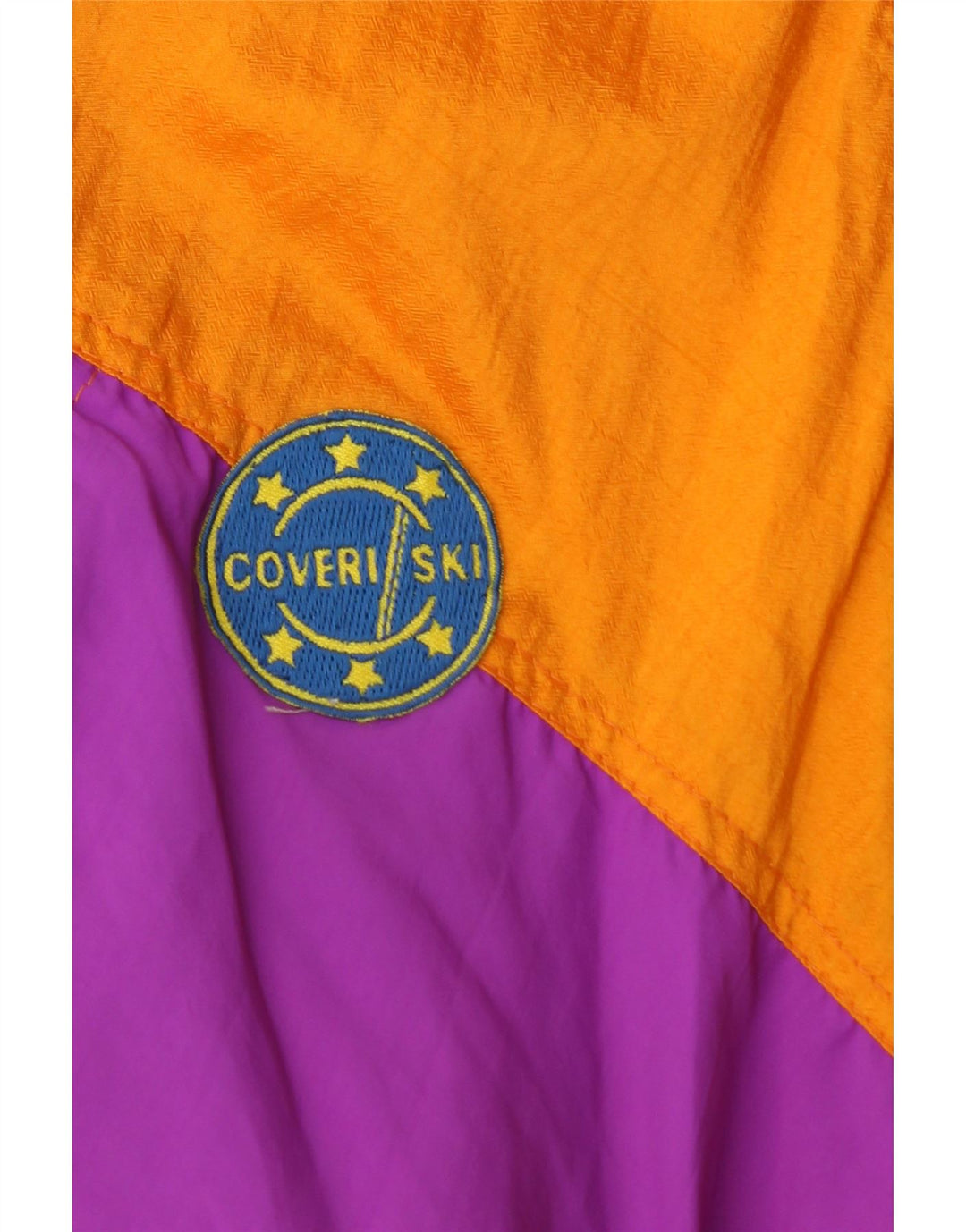 Мужской лыжный комбинезон Coveri большой оранжевый цветных блоков