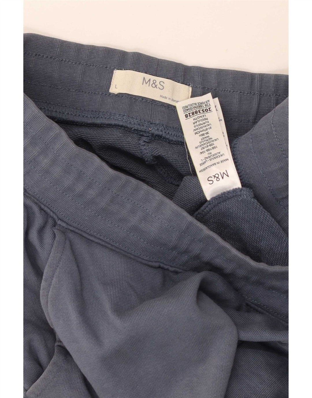 Мужские спортивные шорты Marks & Spencer, большие синие хлопковые