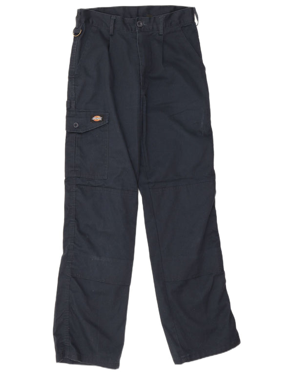 Мужские прямые брюки-карго Dickies W28 L31 темно-синие из полиэстера