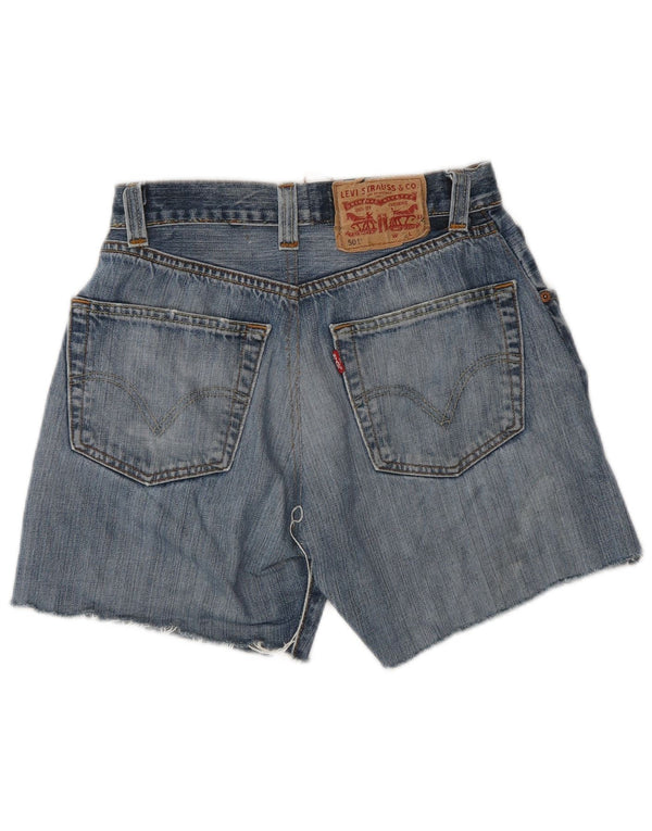 Женские джинсовые шорты Levi's 501 W32, большие синие, хлопок