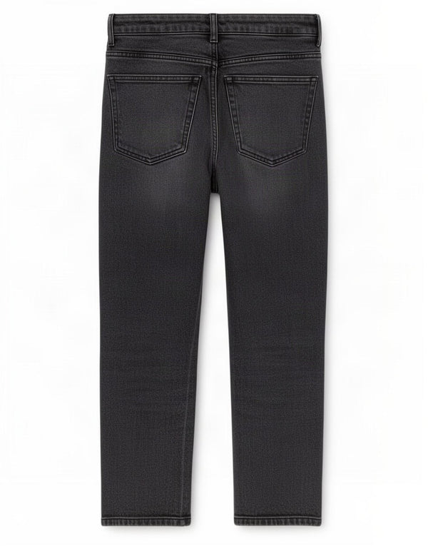Женские укороченные прямые джинсы Topshop W26 L24, серый хлопок