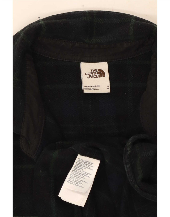 Мужская фланелевая рубашка The North Face среднего размера, темно-синяя клетка, хлопок