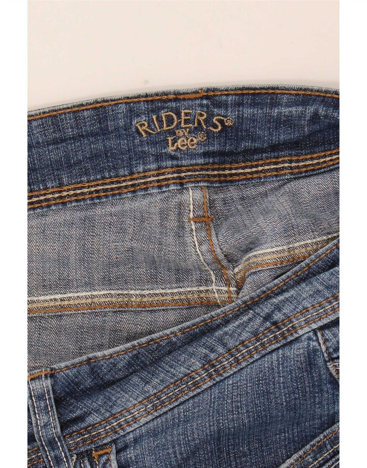 Женские джинсы Lee Riders Bootcut США 12, большие размеры W33 L27, синий хлопок