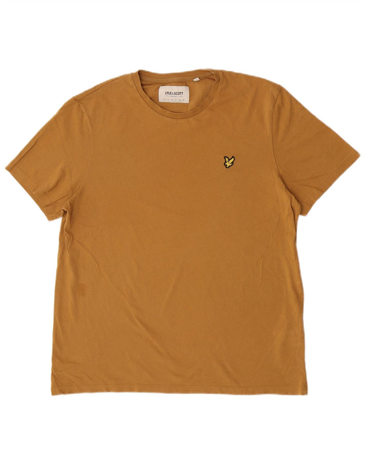 Мужская футболка Lyle & Scott Top XL, коричневый хлопок