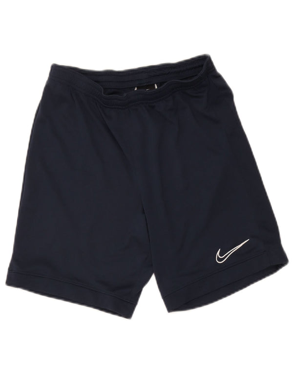 Женские спортивные шорты Nike Dri Fit UK 8, маленькие, темно-синие, полиэстер