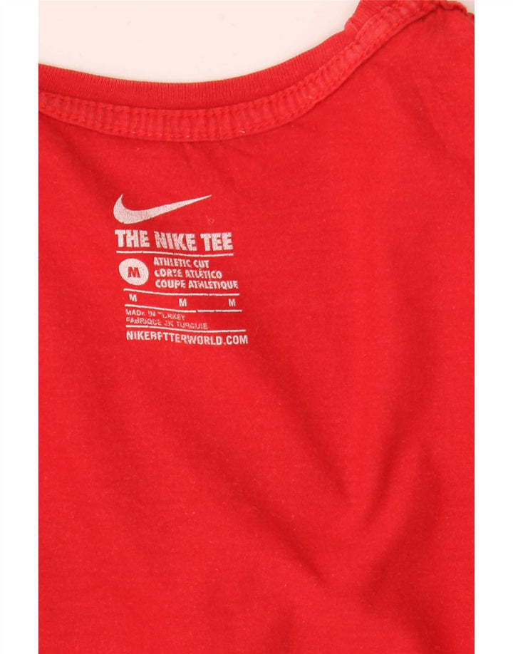 Мужская футболка с рисунком Nike Athletic Cut, средний красный