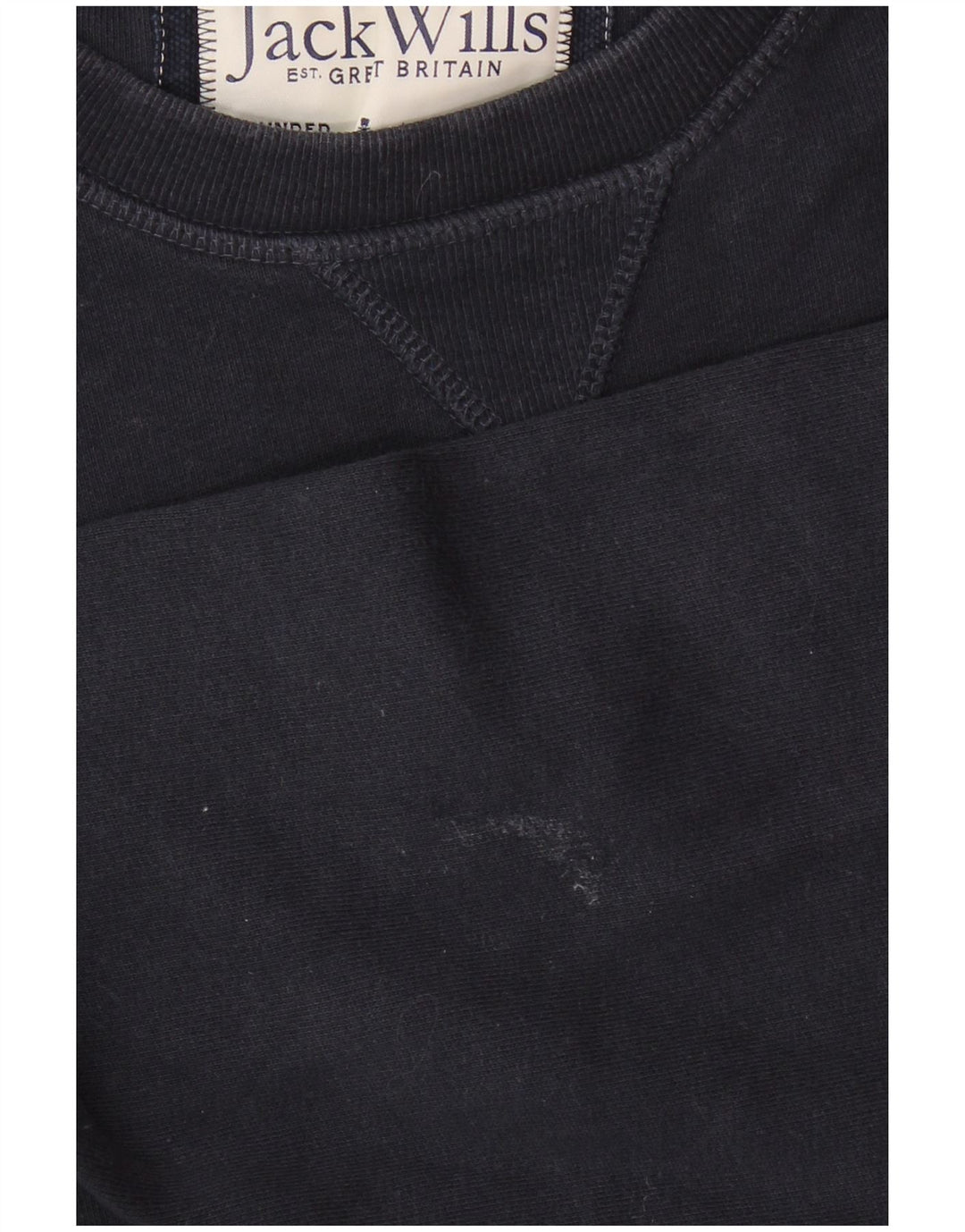 Мужской свитер JACK WILLS, большой темно-синий хлопковый джемпер
