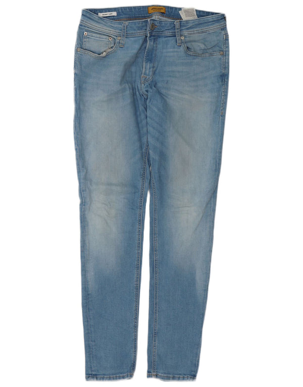 Мужские джинсы скинни Jack & Jones Liam W34 L32, синий хлопок