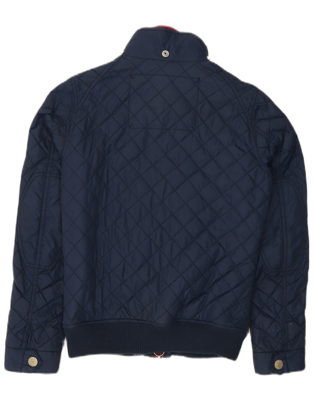 Женская стеганая куртка Superdry UK 14, средний темно-синий, нейлон