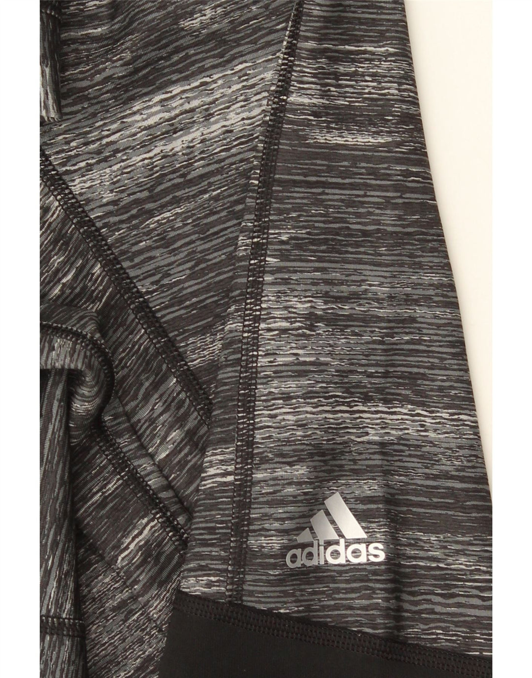 Женские леггинсы-капри ADIDAS UK 8, маленькие серые цвета с цветными блоками