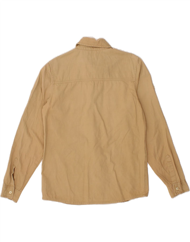 MUSTANG Womens Shirt UK 14 Medium Beige Cotton Vintage Mustang and Second-Hand Mustang from Messina Hembry 