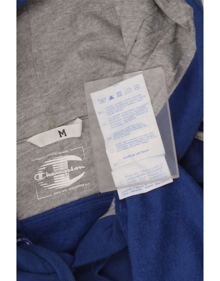 Мужской джемпер с капюшоном CHAMPION, синий, хлопковый