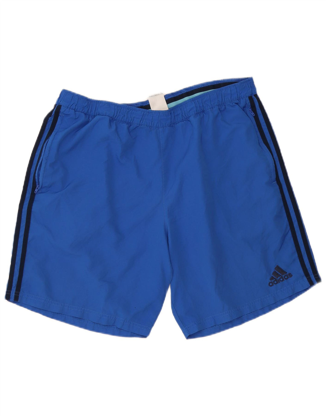 Мужские спортивные шорты Adidas XL синие из полиэстера