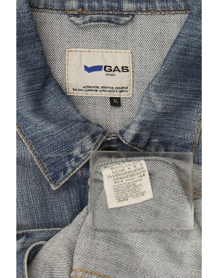 Женская джинсовая куртка Gas UK 18 XL, синяя, хлопок