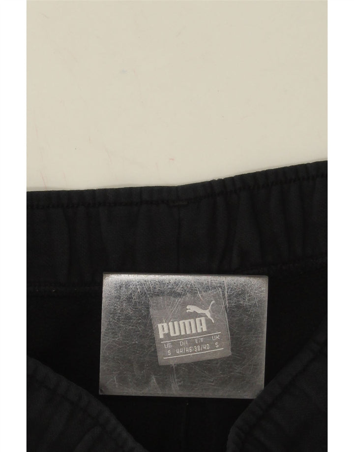 Мужские спортивные брюки с графическим рисунком Puma, маленькие черные брюки для бега