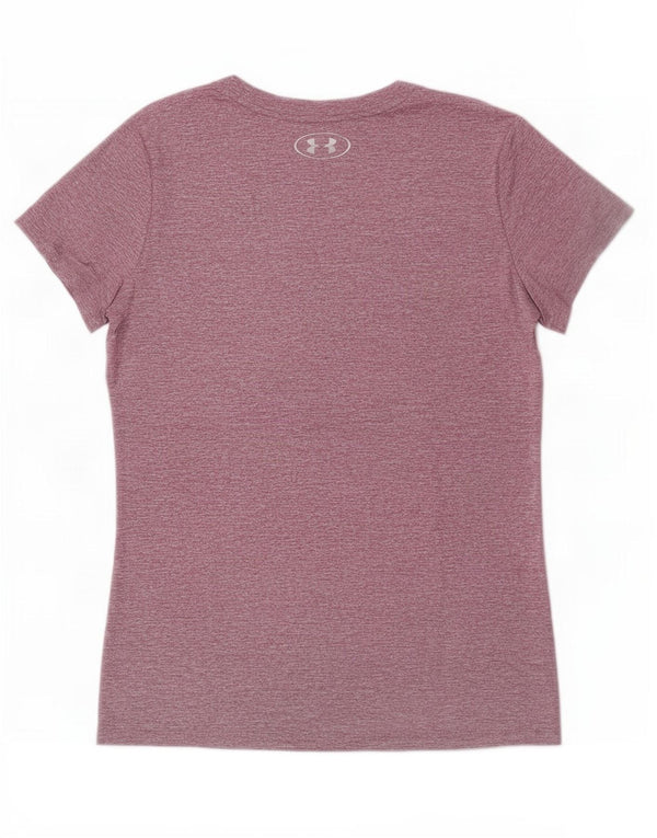 Женская футболка свободного кроя Under Armour Heat Gear Top UK 6 XS Фиолетовый в крапинку
