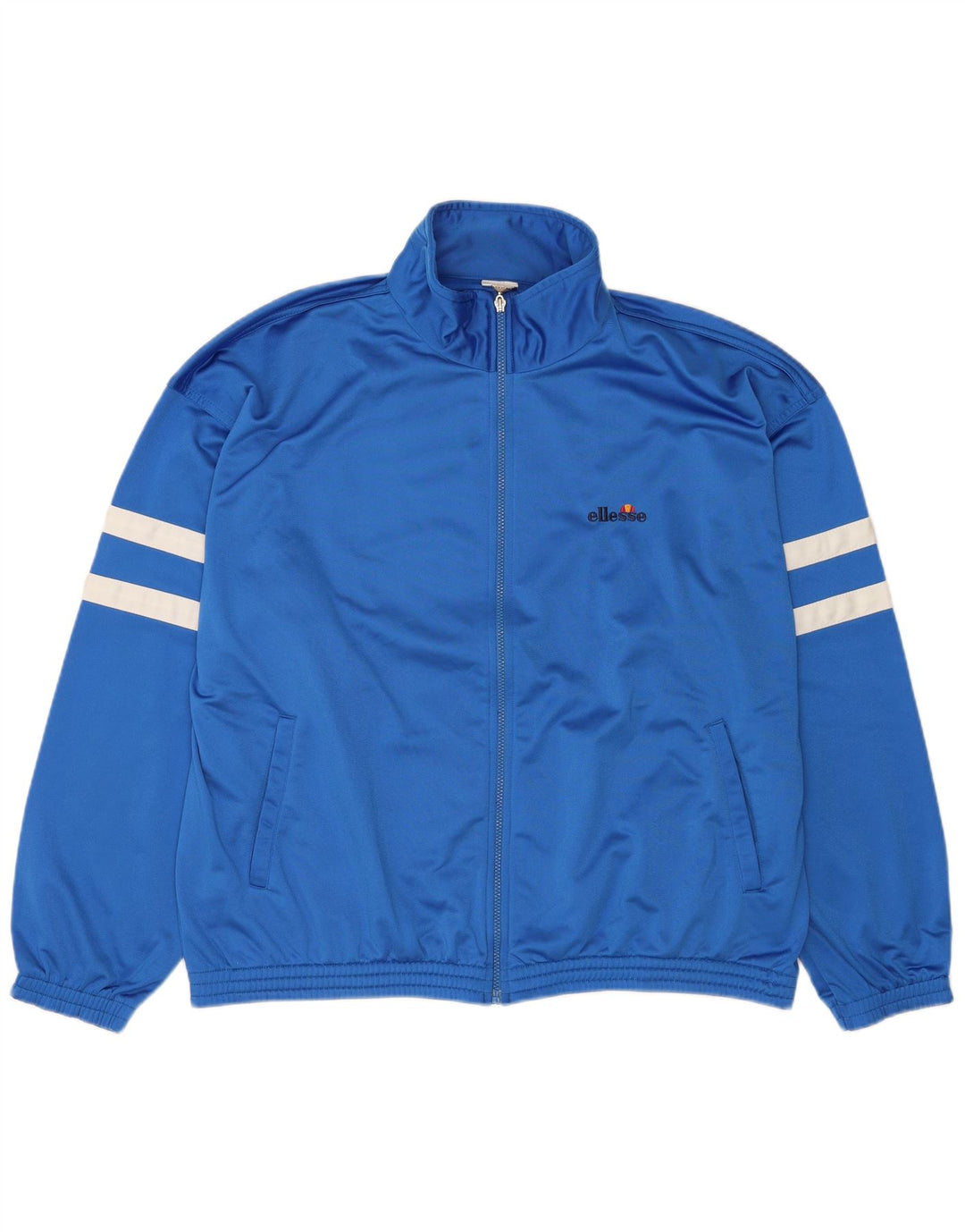Мужская спортивная куртка Ellesse XL, синяя, полиэстер с цветными блоками