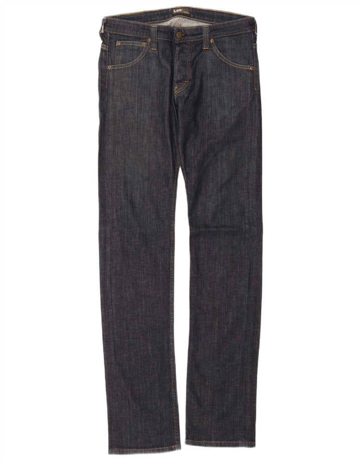 Женские прямые узкие джинсы Lee Powell W32 L36, темно-синий, хлопок