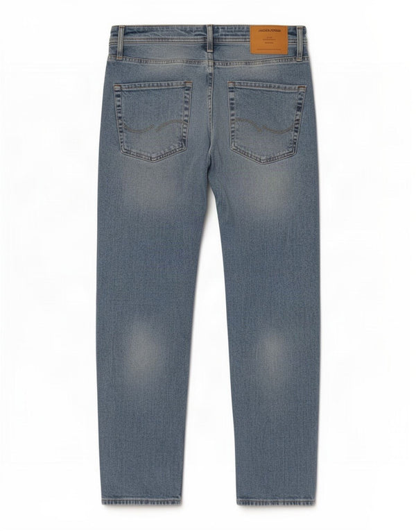 Мужские зауженные джинсы Jack & Jones Mike W29 L30, синий хлопок