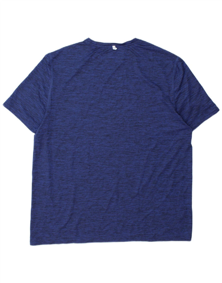 Мужская футболка RUSSELL ATHLETIC Dri-Power UK 46/48 XL Темно-синяя в крапинку