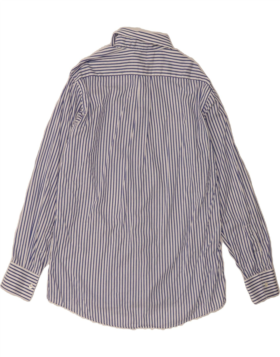 MICHAEL KORS Mens Shirt Size 16 Large Blue Pinstripe Cotton Vintage Michael Kors and Second-Hand Michael Kors from Messina Hembry 
