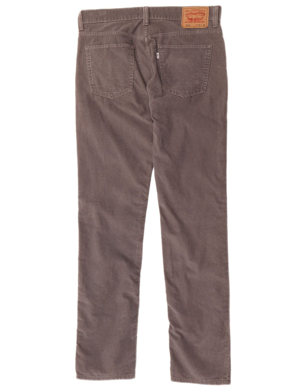 Levi's Мужские джинсы скинни 511 W34 L36 Серый хлопок