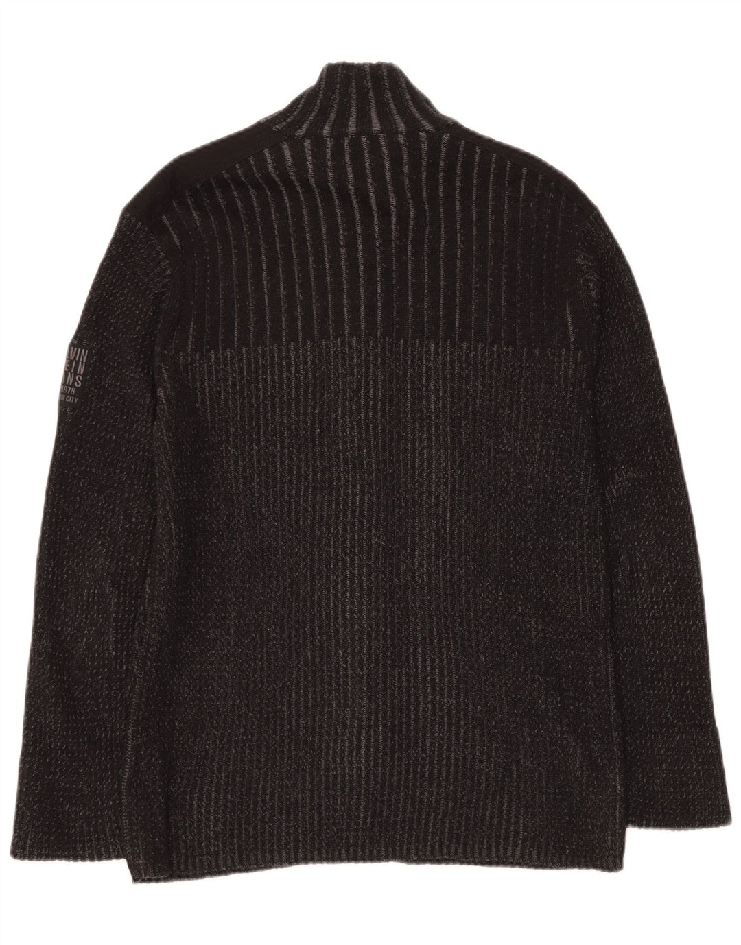 CALVIN KLEIN JEANS Женский кардиган-свитер UK 14, большой серый хлопок