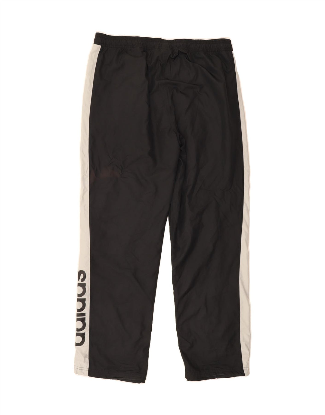 ADIDAS Mens Graphic Tracksuit Trousers Large  Black Colourblock Polyester Vintage Adidas and Second-Hand Adidas from Messina Hembry 