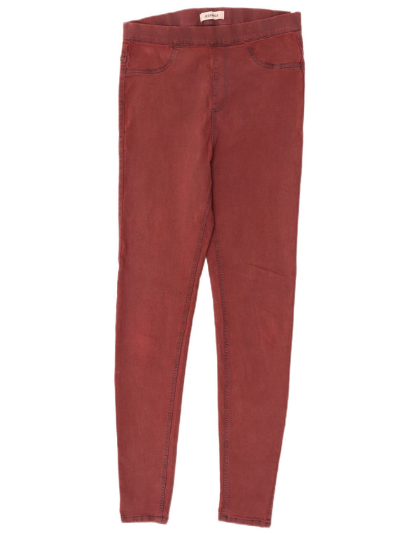 Женские джинсы джеггинсы Marks & Spencer UK 12, средние W30 L30, красный хлопок
