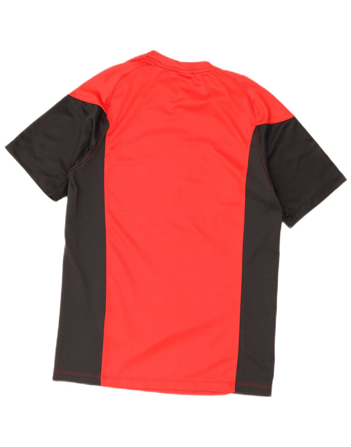 Мужская футболка Nike Dri Fit с графическим рисунком, маленький красный полиэстер с цветными блоками