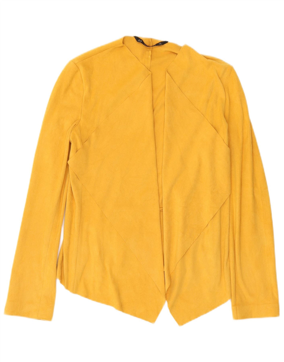 Женский открытый пиджак оверсайз Zara UK 6 XS, желтый полиэстер