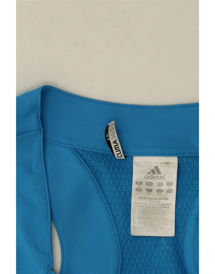 Adidas Womens Clima 365 Vest Top UK 16 Большой Синий Полиэстер