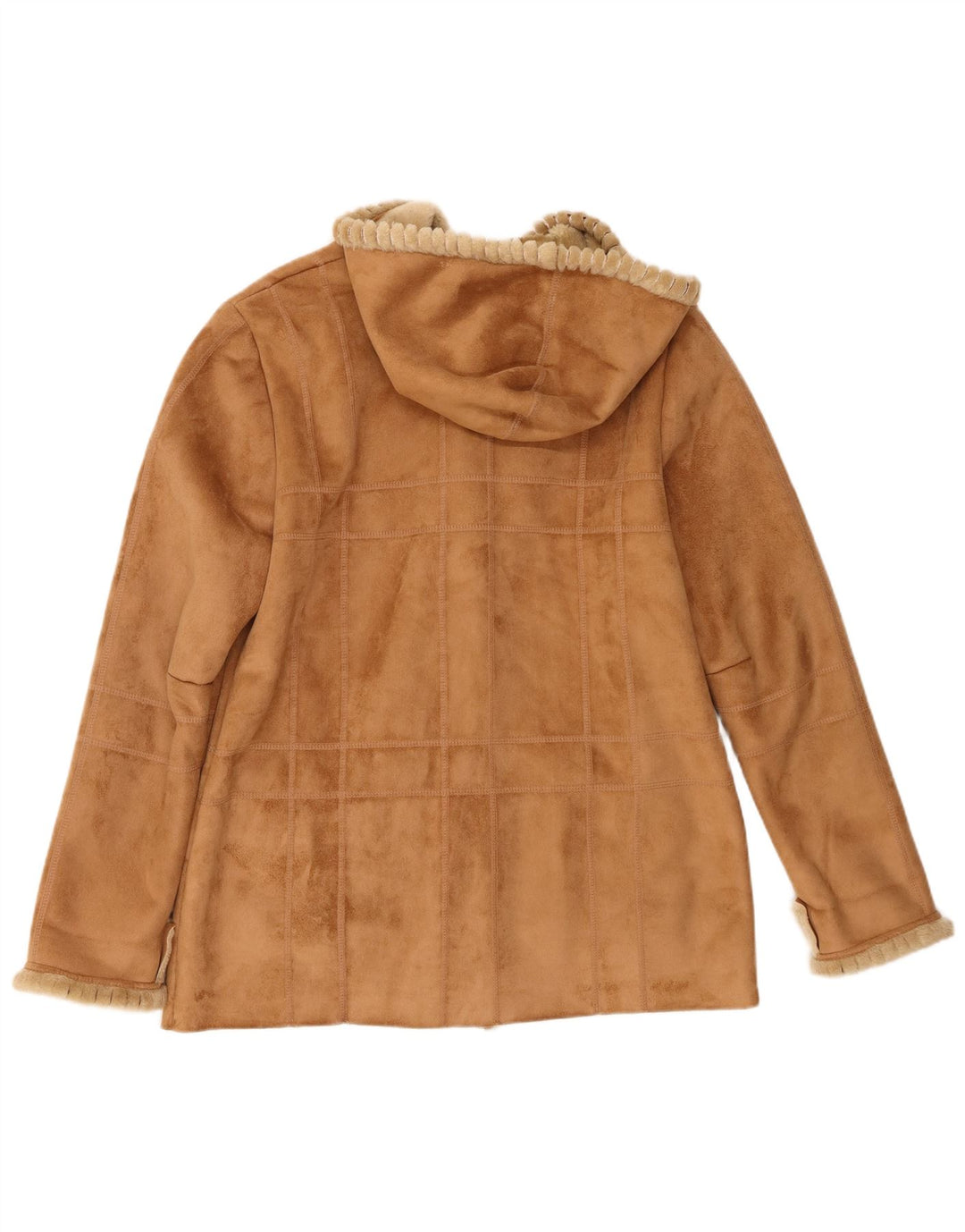 Женская куртка Klass из шерпы с капюшоном UK 12, средний бежевый полиэстер