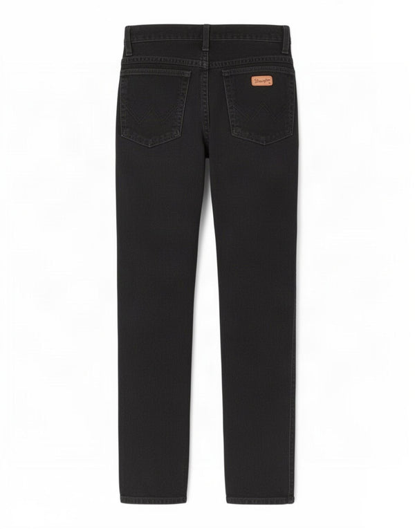 Мужские прямые джинсы Wrangler Texas W32 L34, черный хлопок